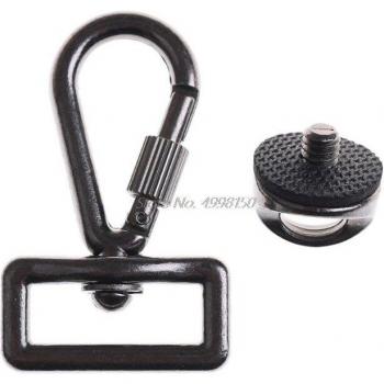 1/4 Screw Metal Hook for DSLR Camera Quick Release Strap