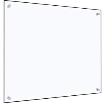 Vidaxl Kitchen Backsplash Transparent 70x60 cm Tempered Glass