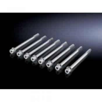 Componenti Rittal 8x Tariffa Flat 9676808 – Barra Divisoria per Armadio Rack Argento
