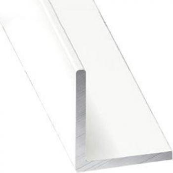 White Aluminum Equal Angle 20mm x 20mm