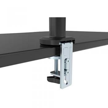 SichtBlick‑Arm 110 cm – Schreibtischmonitor‑Träger mit Regal