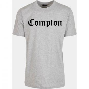 Compton Vibe Short Sleeve Shirt Heather Grey Men's Size S