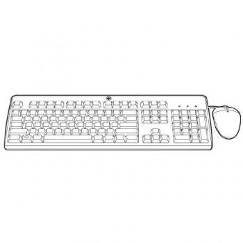 Teclado USB QWERTY HP 631348-B21