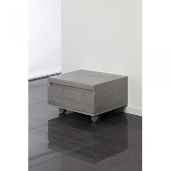 Cassettiera Su Ruote 58 cm Colore Cemento