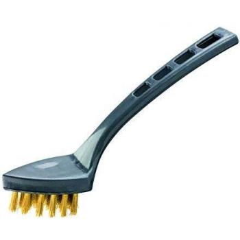 Brass-Filled Suede Cleaning Brush