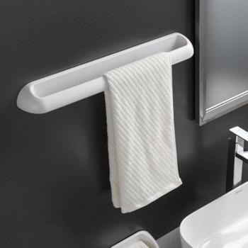 Punch-Free Bathroom Towel and Slippers Rack