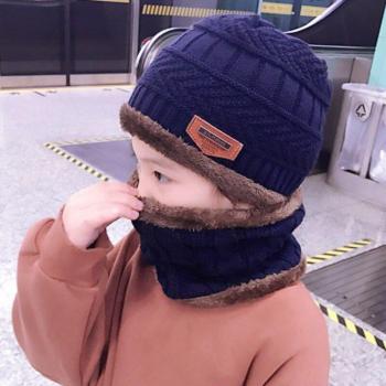 Fleece Lined Beanie and Scarf for Children