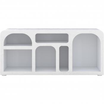 Buffet design Fira en béton blanc cassé