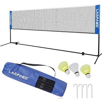 Versatile NetPro 500 – Faltbares Federball‑Badminton‑Tennis‑Set