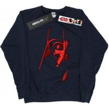 Star Wars Women's Vader Red Face Sweatshirt L navy blue