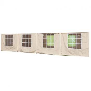 Teli Laterali per Gazebo Big Royal 4x10 Bianco I Giardini Del Re