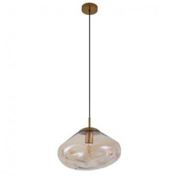 Vetro Lelia lampada sospensione beige
