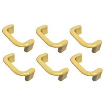 Poignée de tiroir en plastique – Série 6, espace 64 mm, teinte pin naturel