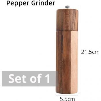 Kitchen Wooden Spice Grinders for Salt and Pepper