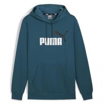 PUMA Felpa con cappuccio Essentiel maxi logo