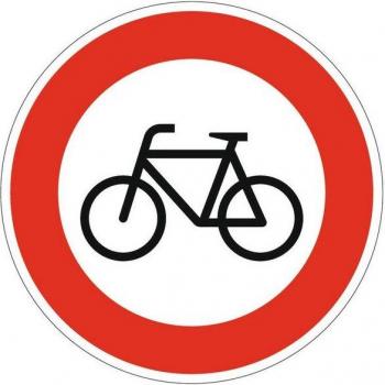 Verkehrsschild 254 Ronde 600 mm Verbot für Radfahrer RAL-Gütezeichen
