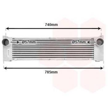 30004371 Intercooler VAN WEZEL