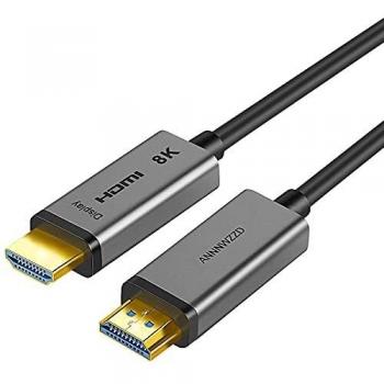 Cable HDMI 2.1 30m en Fibre Optique – 48Gbps – 8K/60Hz HDR + YUV 4:4:4