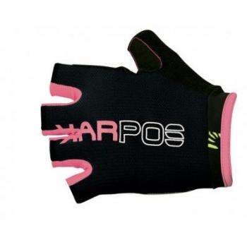 Guanti Karpos Rapid 1/2 Fingers donna (Rosa Fluo/Nero)