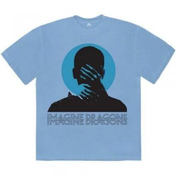 Unisex T-Shirt met “Follow You Back” van Imagine Dragons, Maat L, Blauw