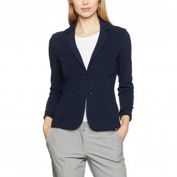 TOM TAILOR Damen ottoman Blazer 39229320970, Gr. 36, Blau