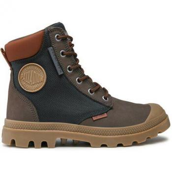 Palladium Braun Schnürstiefeletten Pampa Sc