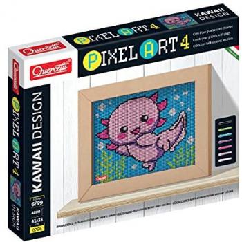 Set Pixel Art Axolotl Kawaii Quercetti