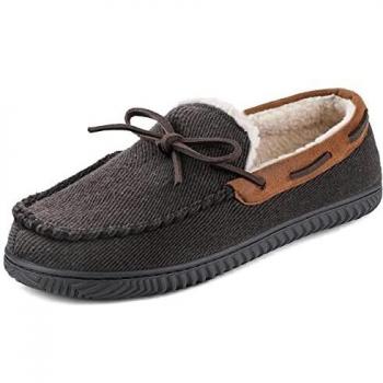 ULTRAIDEAS Men's Anti-Skid Rubber Sole Slippers