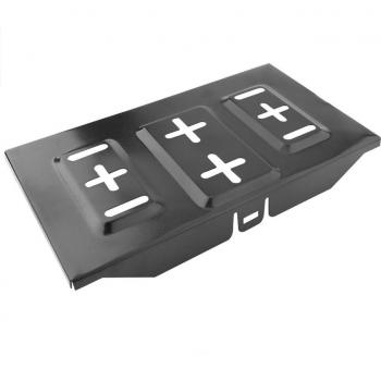 Black Metal Battery Tray