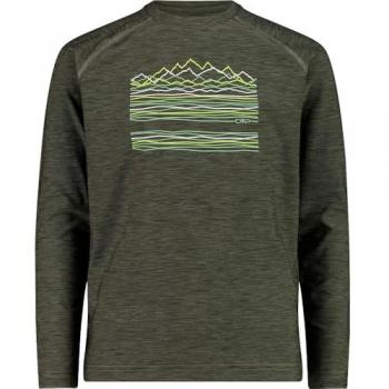 Cmp Kids Olive Mel Long Sleeve Shirt 4Y Unisex