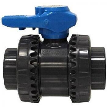 Válvula de PVC Doble Unión 75 mm