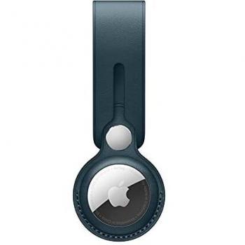 APPLE AIRTAG LEATHER LOOP BALTIC BLUE-ZML