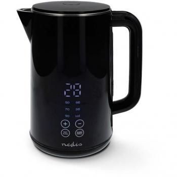 Nedis Wasserkocher, 2200 W, 1,7 l, schwarz