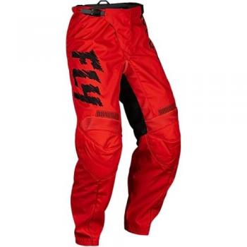 FLY Racing F-16 Pantaloni motocross bambini Nero Rosso XL