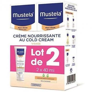 Mustela Hautpflege‑Creme 40 ml – Zwei Stücke
