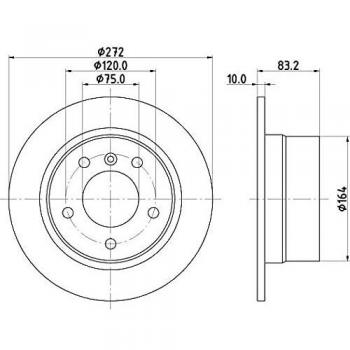 Discofreno HELLAPAGID 8DD 355 127-281