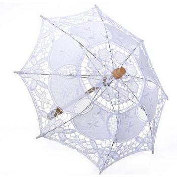 Antik Stil Braut Sonnenschirm mit Spitze A30731