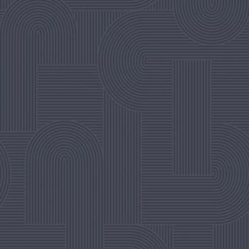 Mindful Living Navy Geo Design