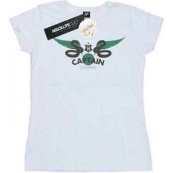 T-shirt in cotone Slytherin da donna Harry Potter