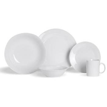 30pc Classic White Dinner Set