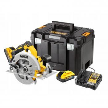 Sega circolare DeWALT 184mm DCS570 con batterie Powerstack