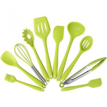 10Pcs Silicone Cooking Utensils Set