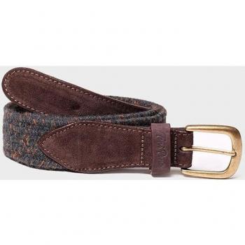 Cinturón de Piel y Tejido de Lana Toni Pons para Hombre