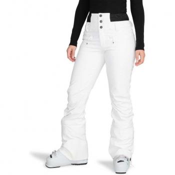 Donna Roxy Rising High Pantaloni Lunghi Bianco Lucente XS