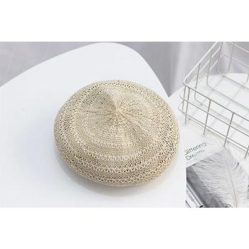 Breathable Straw Line Beret