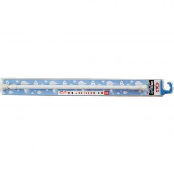 Tenda bagno a barre in metallo 22 mm, bianco, 70×120 cm – Variante CC‑120