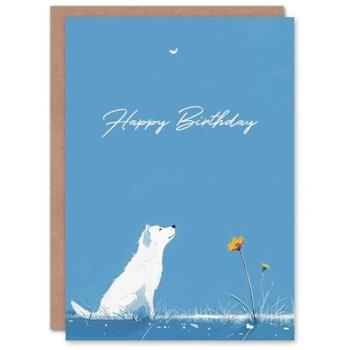 Butterfly Bark Birthday Greeting