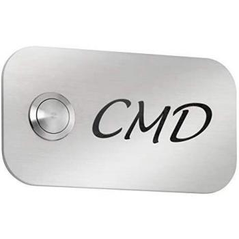CMD Gravierte Klingelplatte, Rechteck, Mehrfarbig