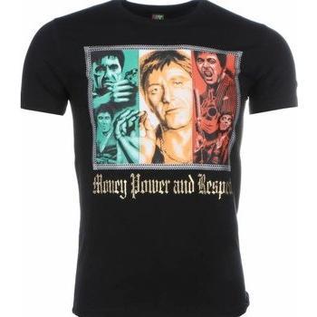 Local Fanatic T-Shirt Scarface Macht und Respekt Aufdruck