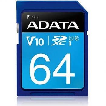 ADATA Premier 64GB SDXC UHS-I Class 10 Memory Card